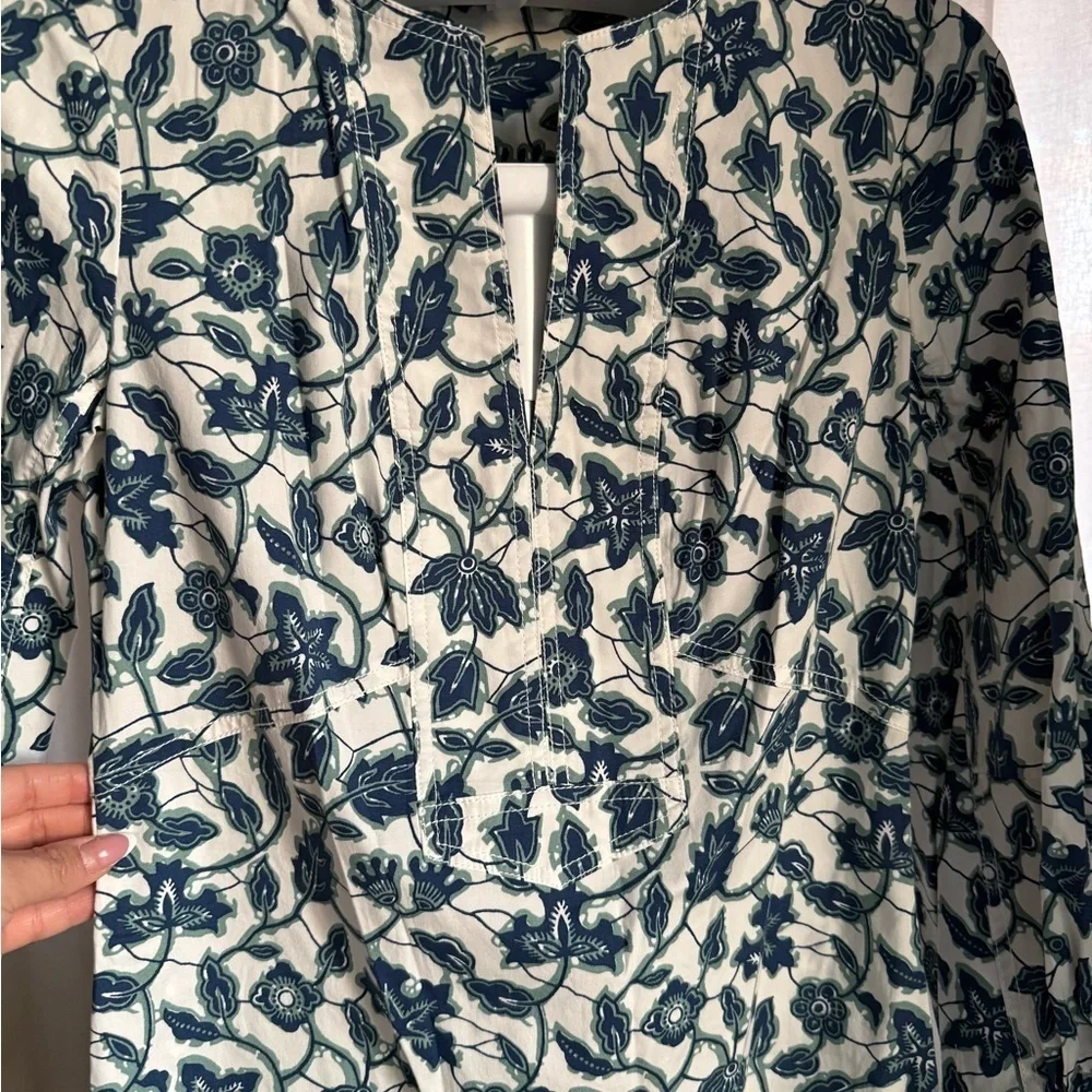 Derek Lam 10 Crosby Kasha Floral Print Shift Dress, Size 2 cotton - Picture 9 of 15